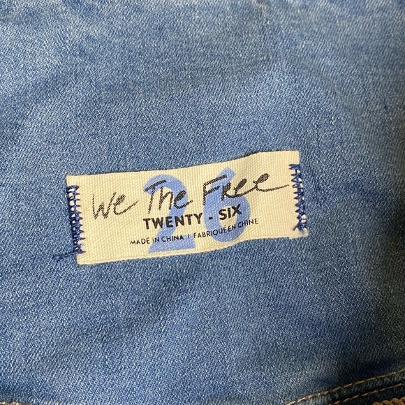 We The Free Venice Beach Flare Retro Soft Stretch Jeans Size 26 - Picture 11 of 16